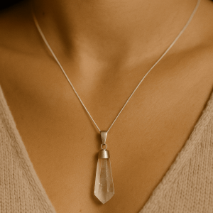 Colar Quartzo Transparente